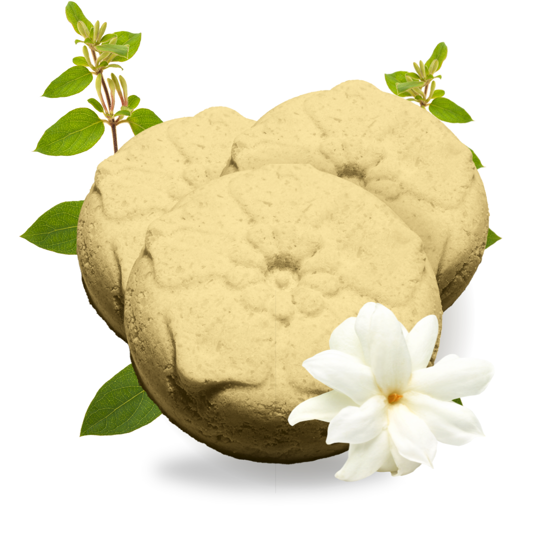 Honeysuckle and Jasmine Bath Bombs (Set of 3)